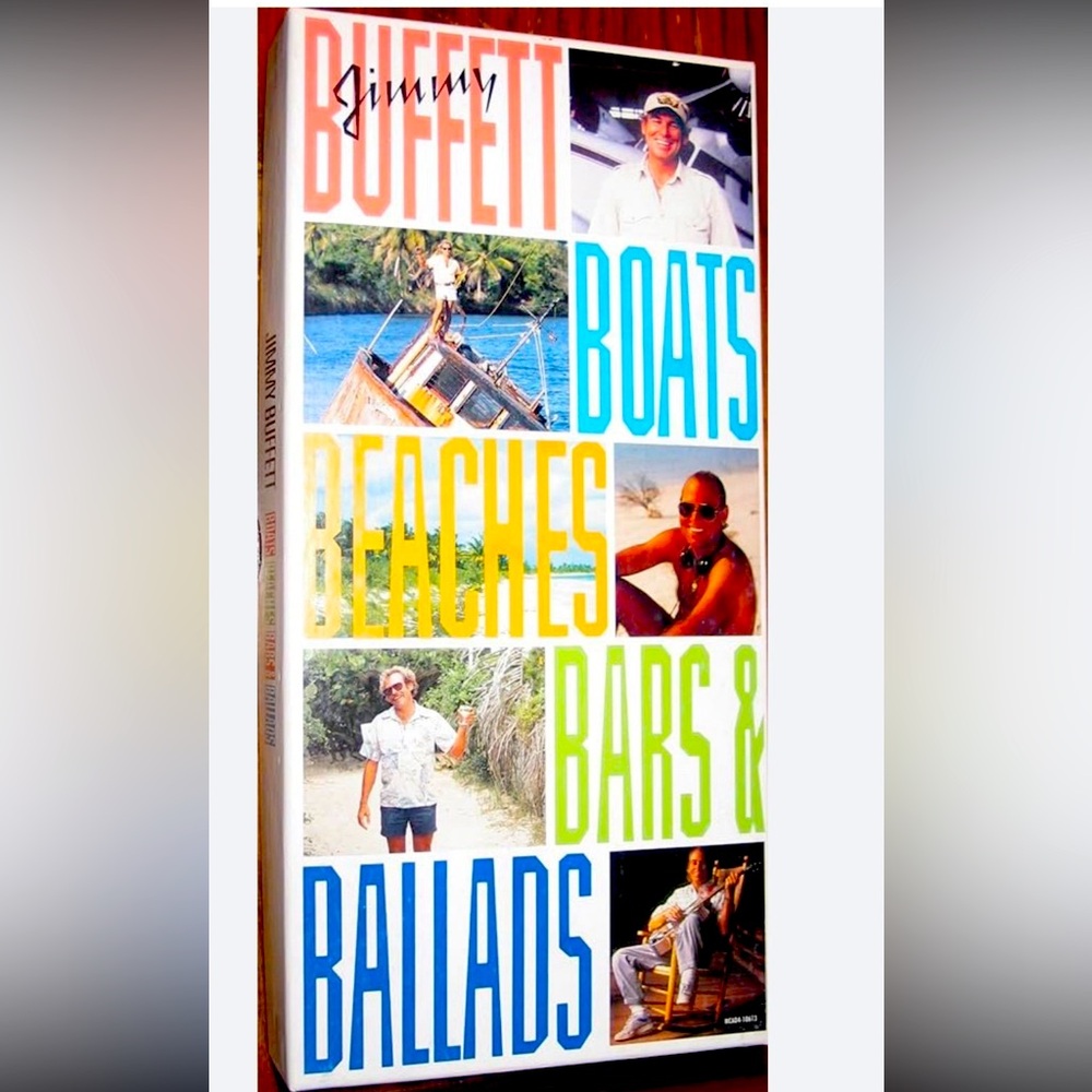 🦜 JIMMY BUFFETT BOX SET boats, BEACHES, bars & Ballads